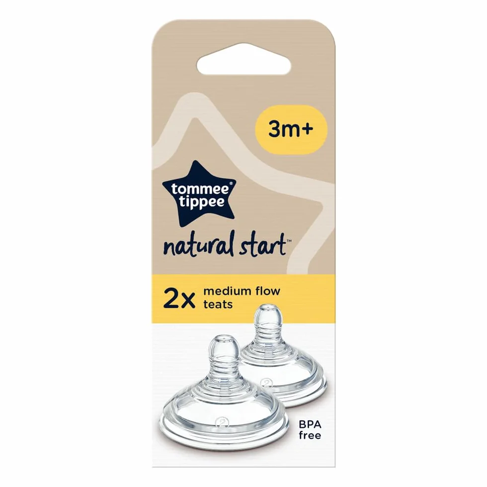 TOMMEE TIPPEE Zestaw 2 smoczków MID FLOW CTN
