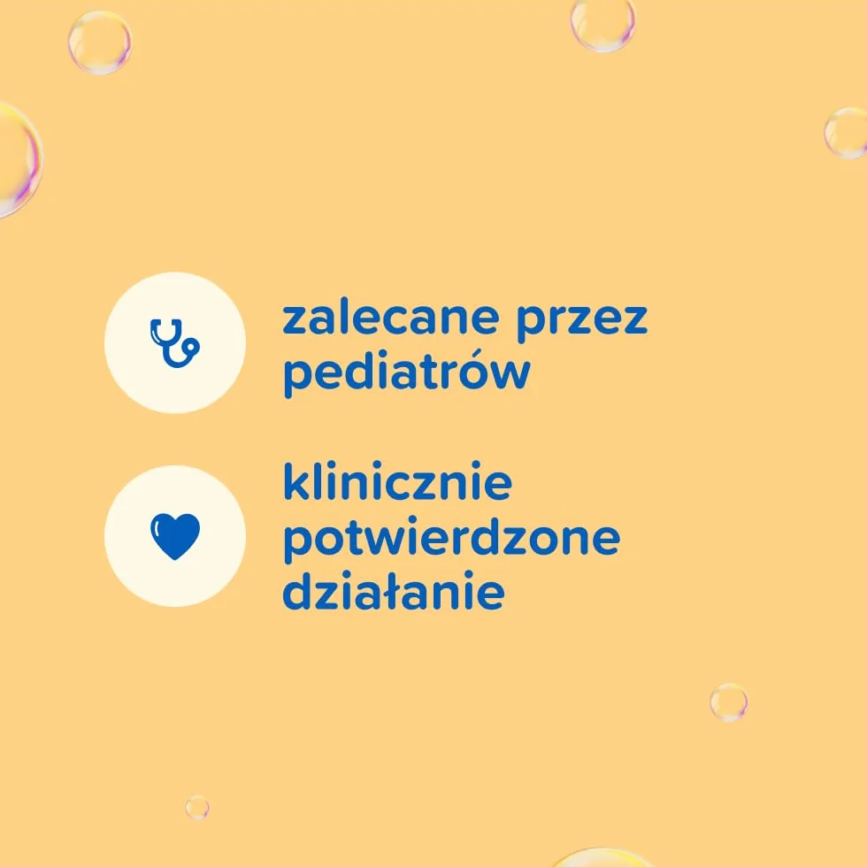 Johnson's Bubble bąbelkowy płyn do mycia ciała i włosów 500 ml Płyn do kąpieli i mycia ciała 2 w 1 bąbelkowy to propozycja dla dzieci, które uwielbiają kąpiel pełną piany.