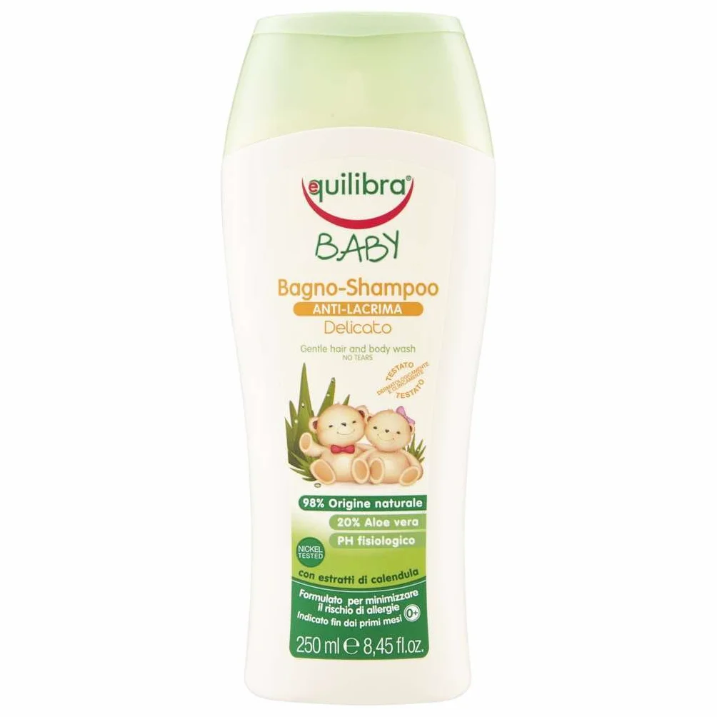Equilibra Baby Bagno Szampon, Przezroczysty, 250 ml